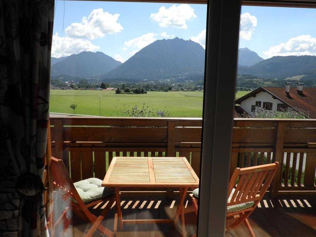Ferienwohnung Haus Sonnblick Wängle Exterior foto