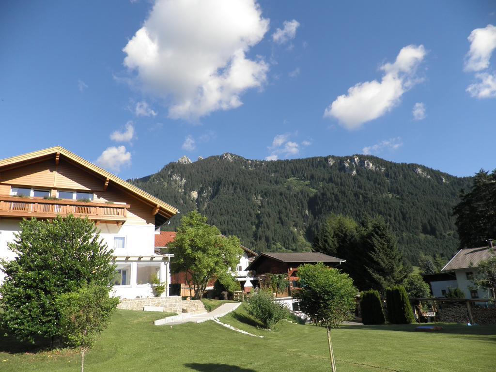 Ferienwohnung Haus Sonnblick Wängle Exterior foto